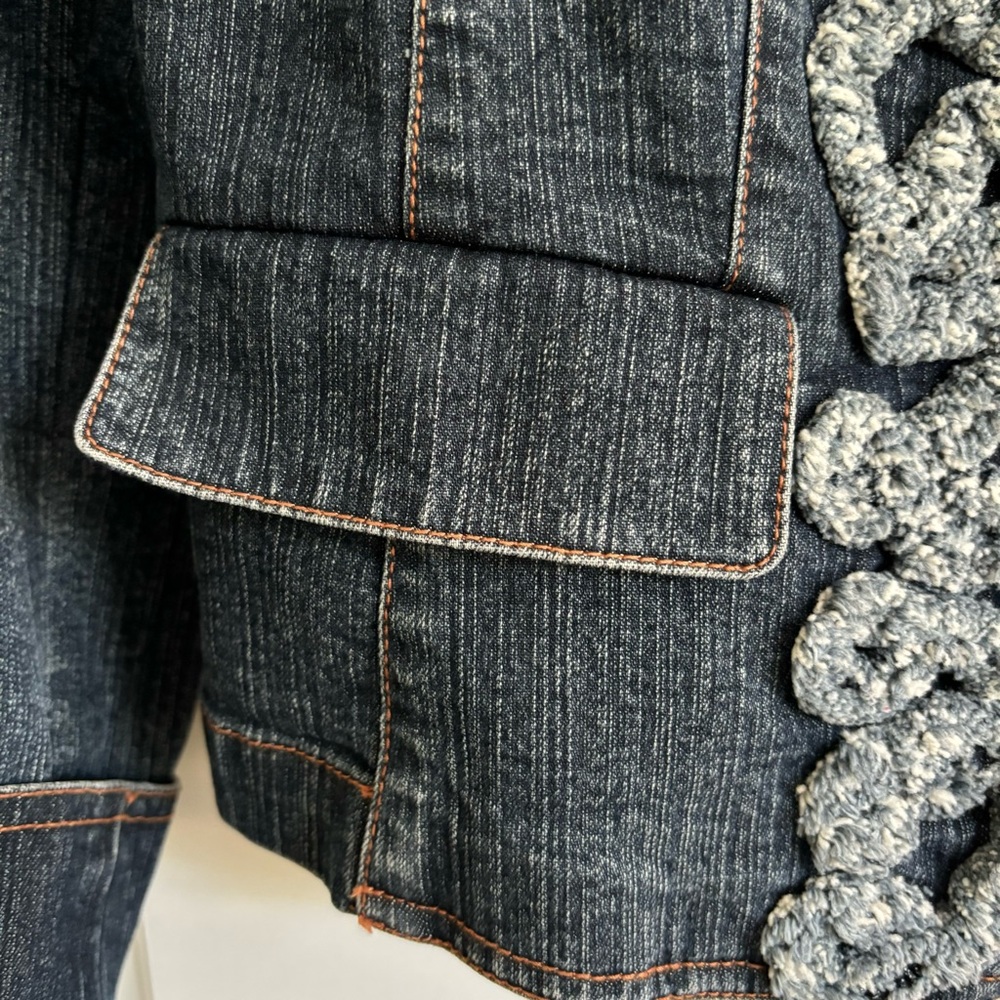 Vintage Worth Denim Jacket, Size 12 - Picture 7 of 11